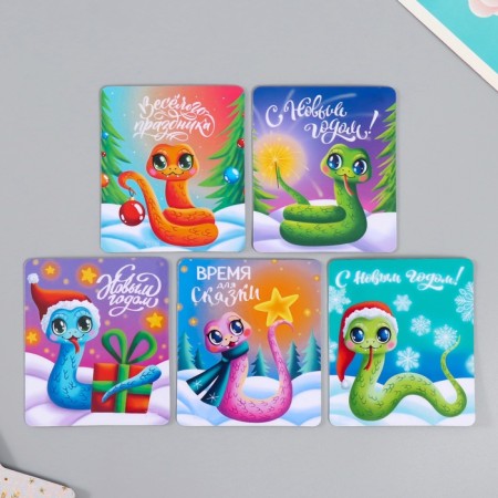 Magnet Vinyl "cuties" 6x7 cm mix 5 types-1