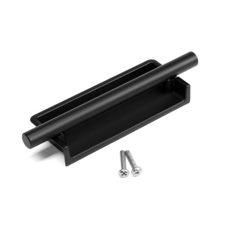 Smeal handle, "Hidden", MO 96 mm, black color-4