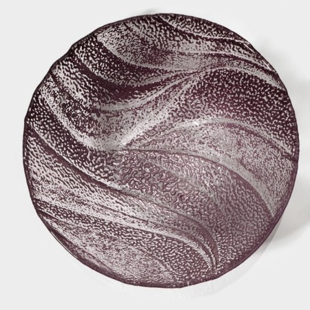Glass salad "Drachna", d = 15 cm, burgundy color-2