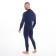 Male thermal underwear (fufaika, pants) print wolf, dark blue color, size 54