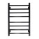 Electric towel "Sanprise" Contour P8, 500x800 mm, universal, black