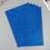 A set of glitter foamiran (5 sheets) 2 mm, 20x30 cm, blue