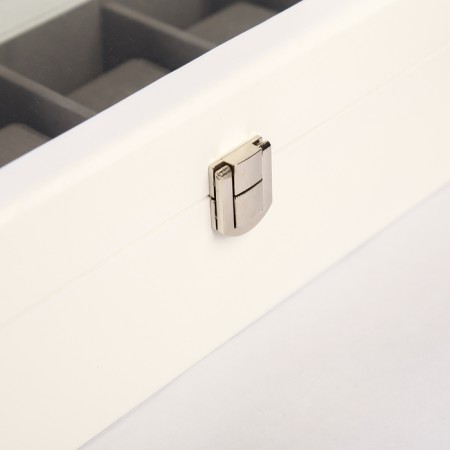 Casket wood for watch 6 departments "Style" white 12.7x8x33 cm-3
