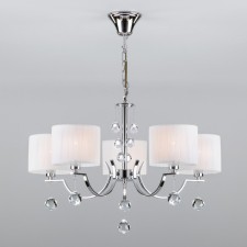 Люстра Napoli, 5x40Вт E14, цвет хром