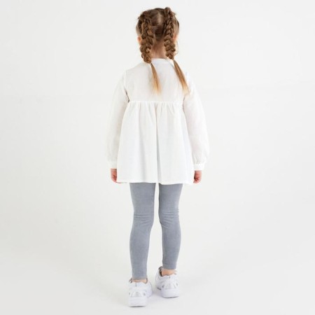 Леггинсы для девочки MINAKU: Casual Collection KIDS, цвет серый, рост 152 см-3