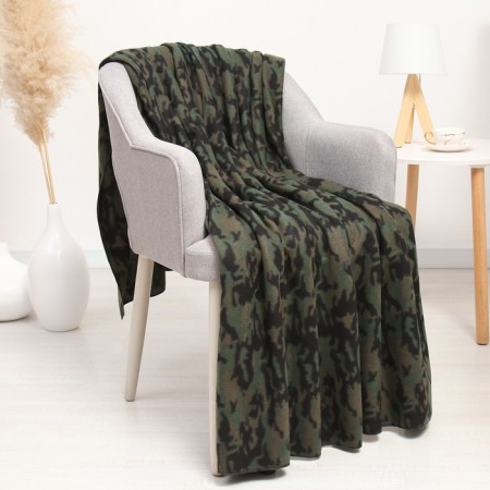 Camouflage plaid 150x200cm, fleece 150g/m, PE100%