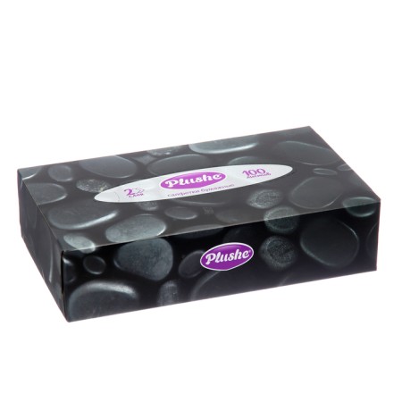 Paper napkins in Plushe box, 2 layers, 100 sheets-3