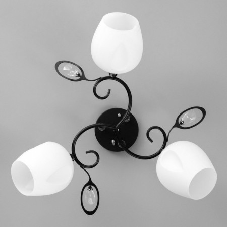 Ceiling Ceiling Maggie 3HE27 40W Black, Chrome-3