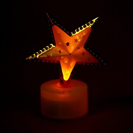 Candle LED "Star", MIX's colors-2