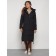 Coat insulated winter female, size 52, black color