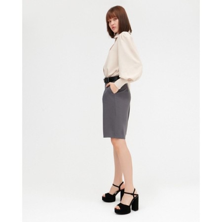 Shorts female bermuds minku color graphite, size 42-1