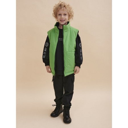 Sweatshirt for boys, height 140 cm, black color-12