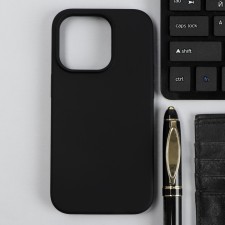 Red Line Ultimate cover, for iPhone 14 Pro, silicone, microfiber, black