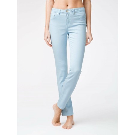 Women's jeans modeling CONTE ELEGANT, size XS, Crystal Blue color-1
