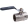 Ballic Aqualink, PN 50 tap, internal/internal thread 1 1/4 ", handle, nickel.