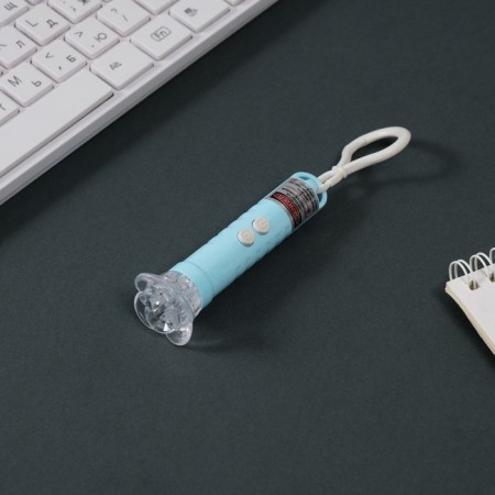 Laser pointer+flashlight "Blue" 3 modes shines, flashes, laser lr44x3 pcs 3x3x9 cm-2