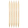 Stock, bamboo knitting needles, 10.0 mm/20cm, 5 pcs