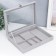 Borhat casket for jewelry multifunctional "gray fog" 5x20x28 cm