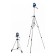 Laser bison cross Cross 360 34906-2, 360 °, 20m/70m, acc. +/- 0.3 mm/m, tripod
