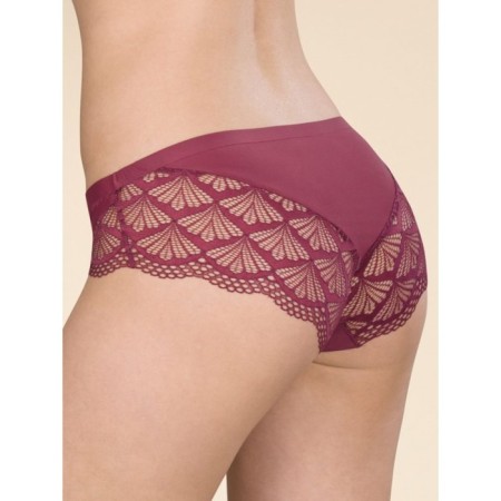 Female cowards, size 50, burgundy color-1