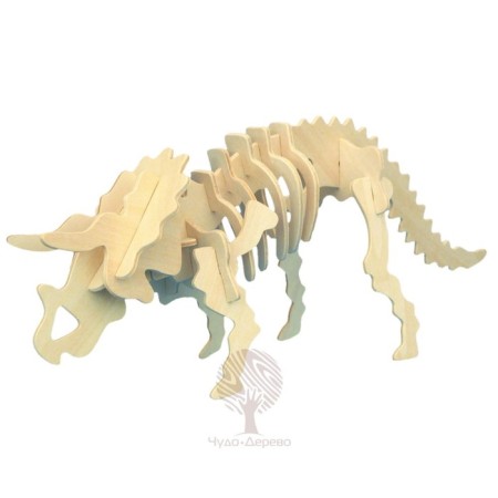 3D-model team wooden miracle-brutal "tricratops"