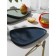 Ceramic non-standard ceramic form "dark blue", 28 x 22 cm, blue color