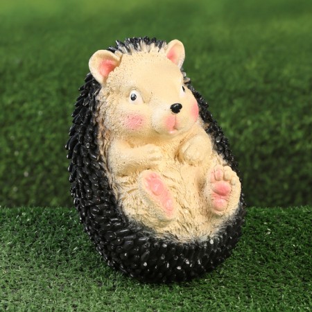 Garden figure "Hedgehog Laughter Small" 18x10x10cm-1
