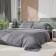 Bedding Ethel 1.5P Tencel 155*210cm, 160*245cm, 50*70cm-2pcs, gray gray color