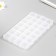Casket Plastic for trifles "rectangular" 28 departments 21x13x1.8 cm