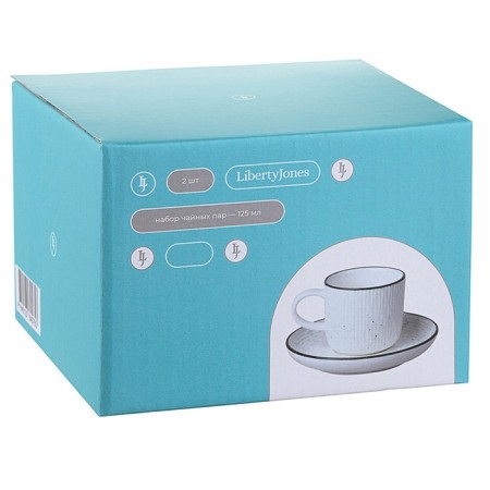 Liberty Jones Contour, 125 ml tea couples set-4