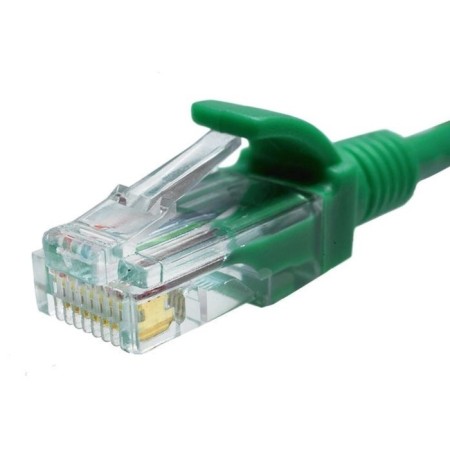 Suprlan 10-0157 UTP RJ-45 patch cord.-Vilka RJ-45 Kat.5e 1m Green LSZH 24AWG