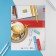 Portfolio in the folder with the "Portfolio of the Schoolist", Globe, 5 sheets, 21.5x30 cm