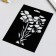 Plastic stencil "Bouquet" 15x10cm