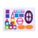 Magnetic designer "Mini Magic Magnet", 76 parts