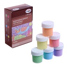 Acrylic paint, set of 6 colors x 20 ml, gamut 