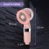 Shower watering can Zein Z3549, D = 60 mm, 3 modes, with rubber brushes, gel compartment, pink