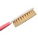 A set of combs with nylon bristles m & in, pink color
