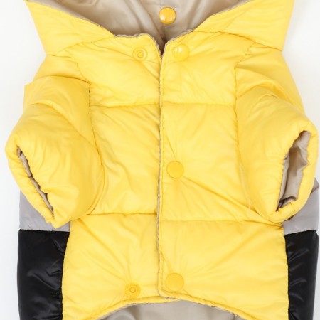 The overalls "anorax" reflective, size 18 (DS 40, OG 50, Osh 38 cm), black and yellow-11