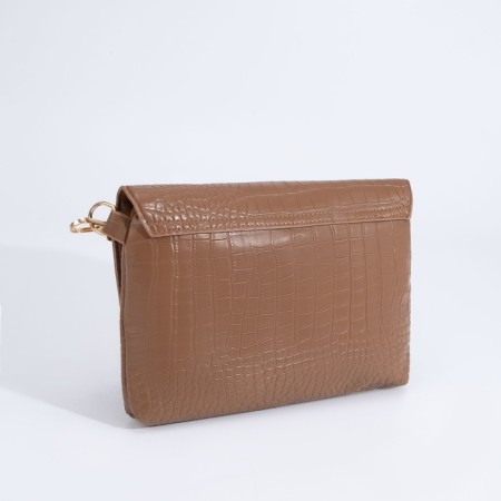 Bag-clath on magnet, strap on the wrist, brown color-1