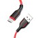 Cable Borofone BX63, microUSB - usb, 2.4 a, 1 m, tpe braid, red