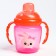 Drunker - children's impotion with soft nose "Bunny Polly", 250 ml., With handles, pink color