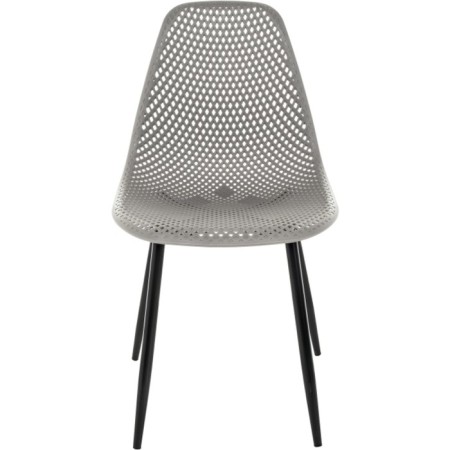 STULL OF A METAROCAC VERO Metal/Plastic, Black/Gray 47x52x84 cm-1