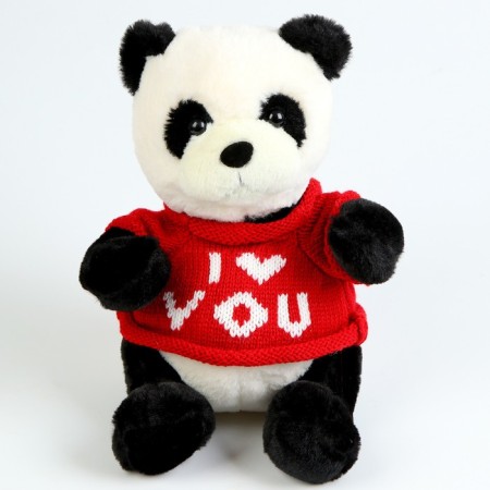 Soft toy "Panda" in the jacket, 25 cm-3