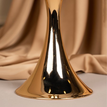 Summary Metal for 1 candle "Richard" Color Gold 12.5 x 12.5 x 44 cm-15