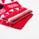 Nosk children's “patterns and deer” color red, size 22-24