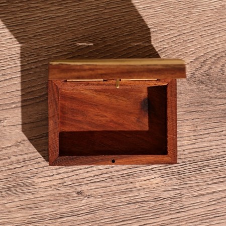 Casket "Day and Night" 9x6.5x4 cm, tree shisham-3