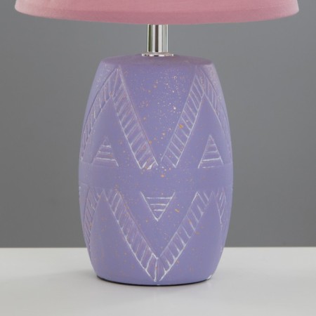 Table lamp "Zoil" E14 40W violet 20x20x34.5 cm Risalux-4