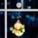 LED figure on the suction cup “Snowman” 19 × 22 cm, plastic, batteries AAAX3 (not in the kit), glow warm white