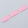 Textile strip "50-52", 5 x 1.1 cm, pink color
