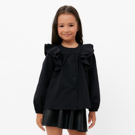 Children's shirt KAFTAN, p. 36 (134-140), black-4